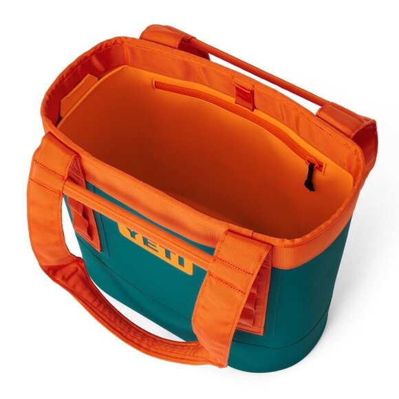 NWT RARE Yeti Camino 20 Carryall Tote Bag Limited Edition Horizon Teal & Orange - Picture 2 of 14